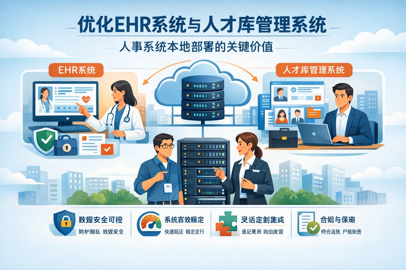 优化ehr系统与人才库管理系统：人事系统本地部署的关键价值