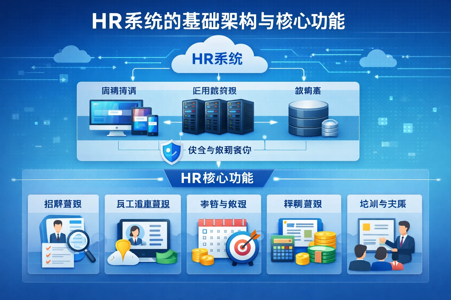 HR系统的基础架构与核心功能