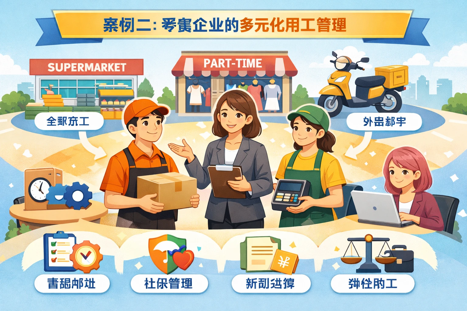 案例二：零售企业的多元化用工管理