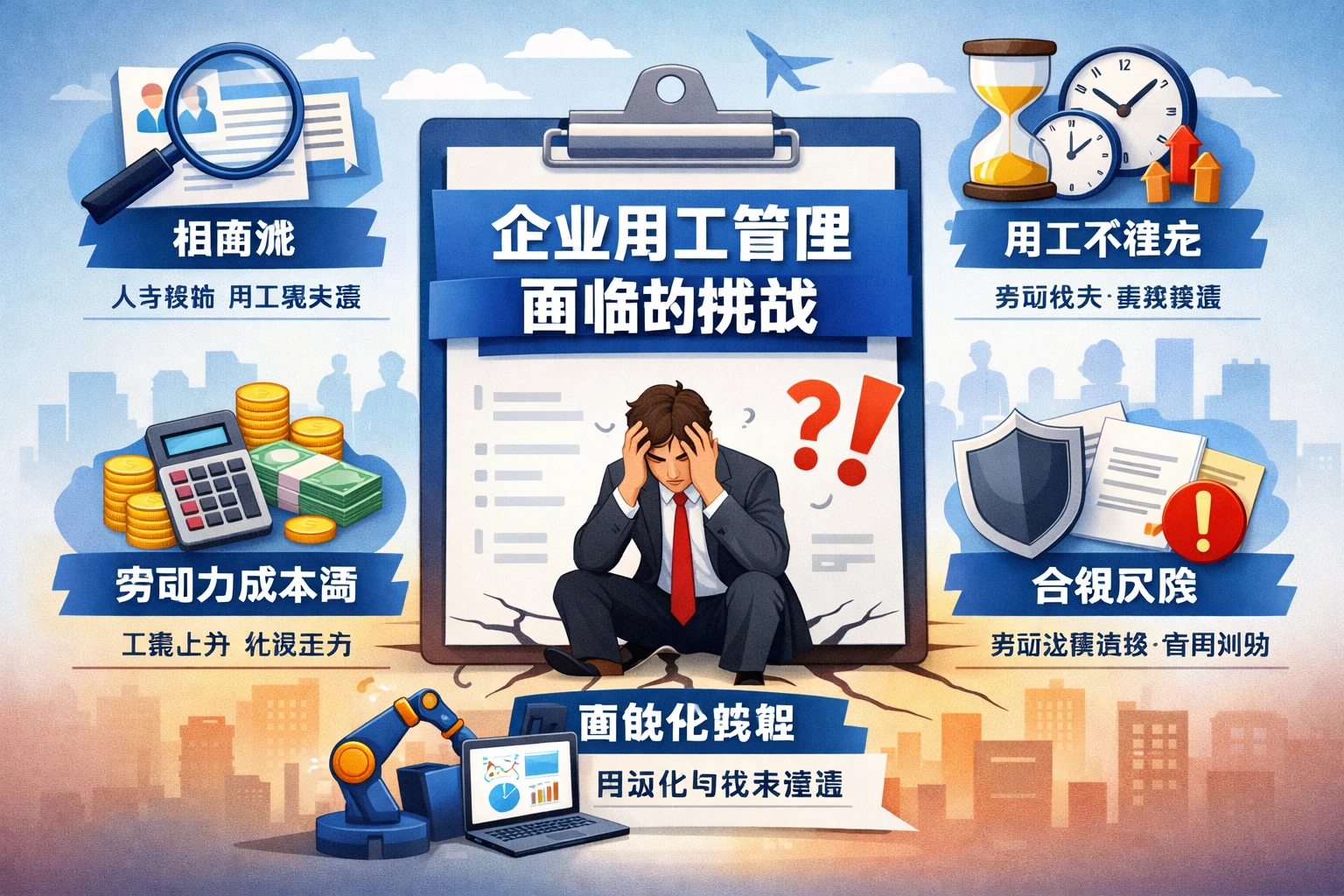 企业用工管理面临的挑战
