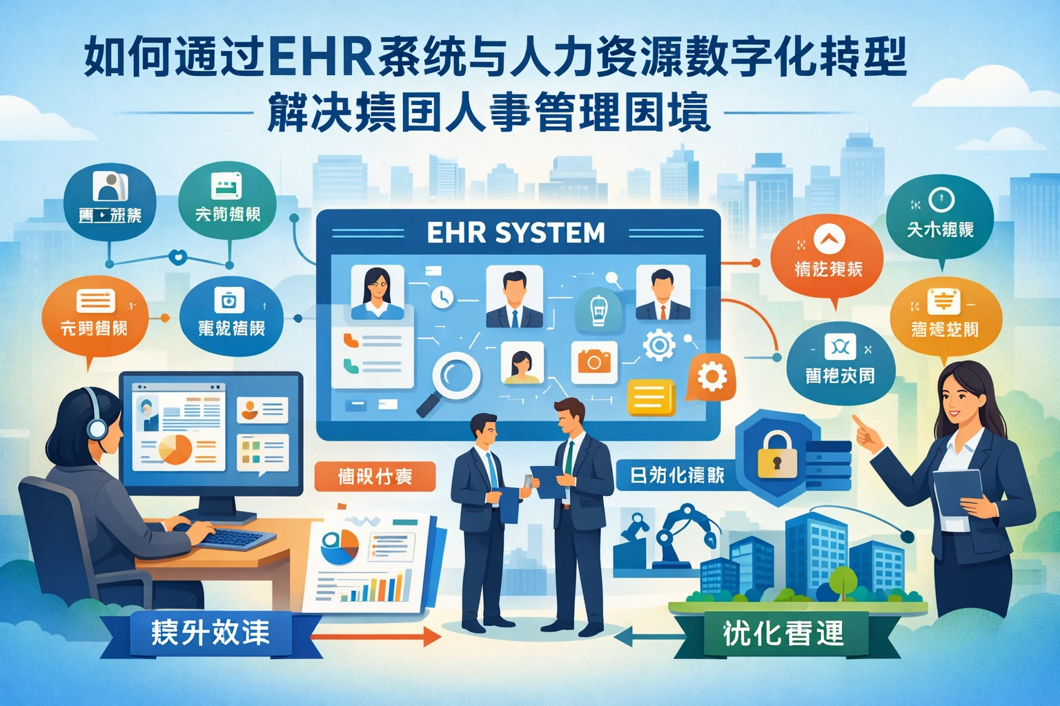 如何通过EHR系统与人力资源数字化转型解决集团人事管理困境