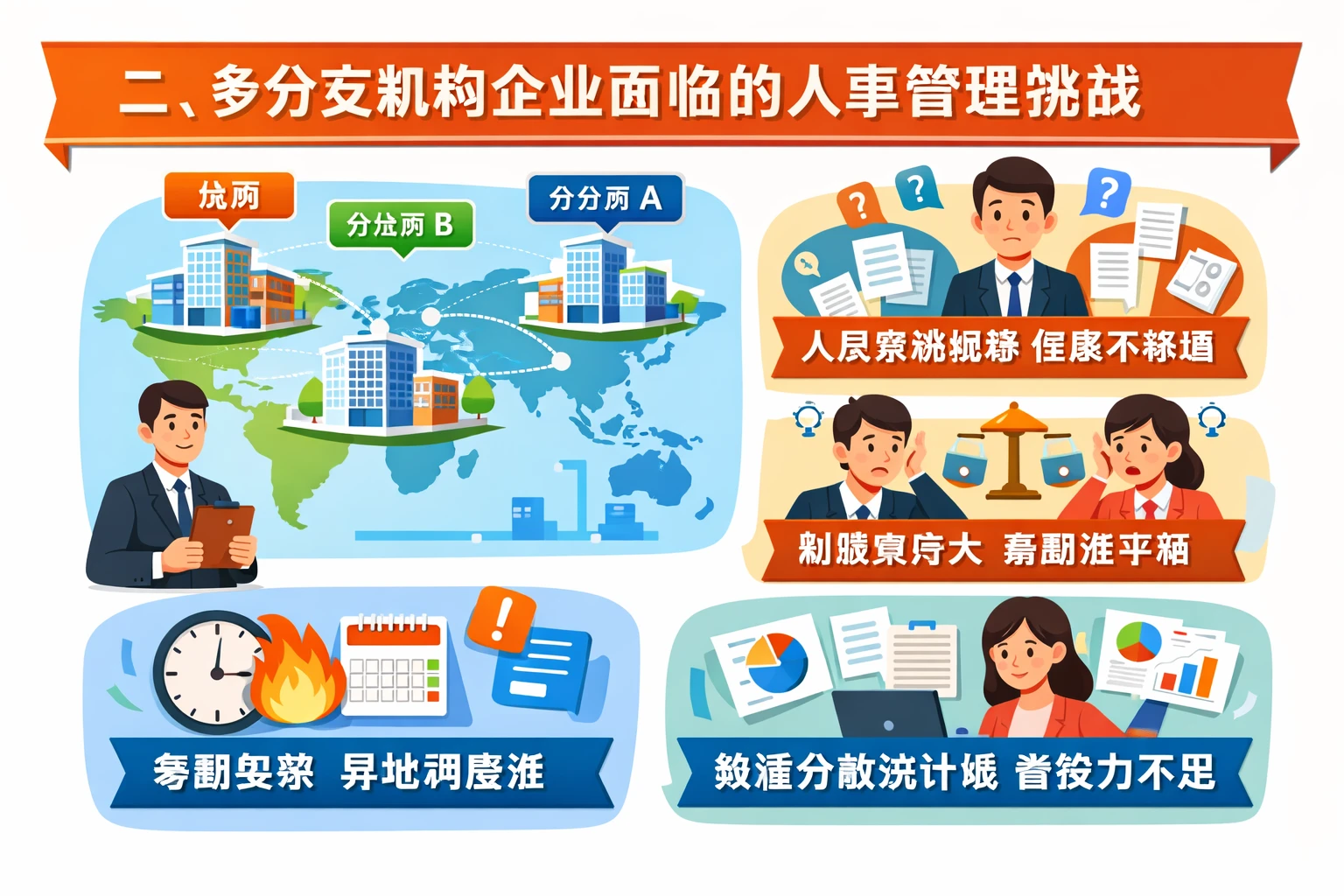 二、多分支机构企业面临的人事管理挑战