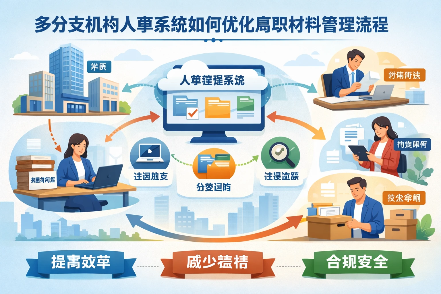 多分支机构人事系统如何优化离职材料管理流程