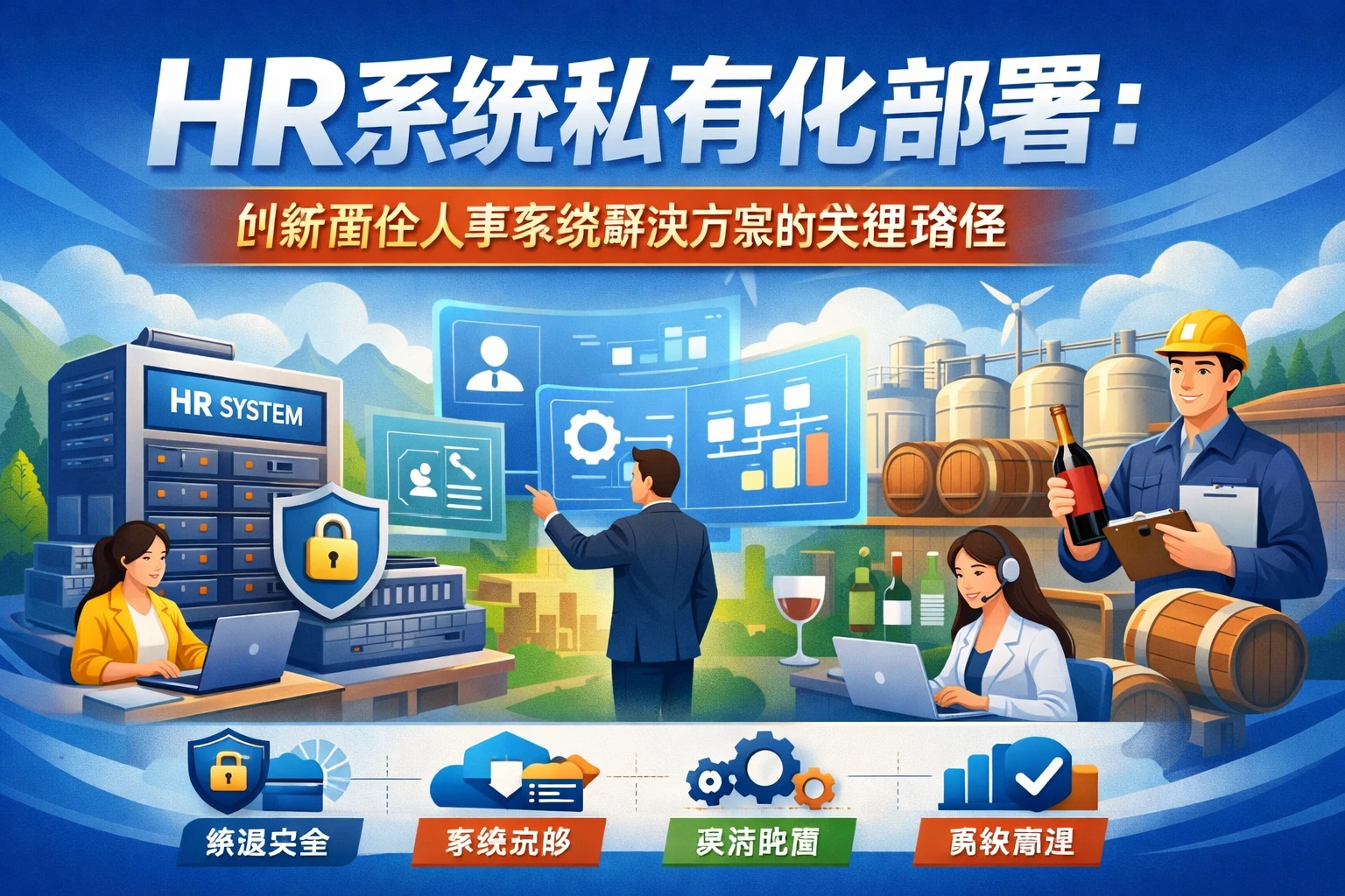 HR系统私有化部署：创新酒企人事系统解决方案的关键路径