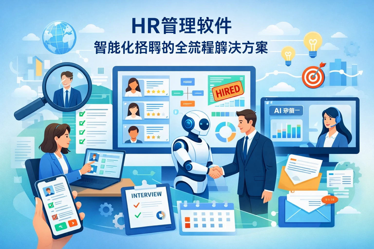 HR管理软件：智能化招聘的全流程解决方案