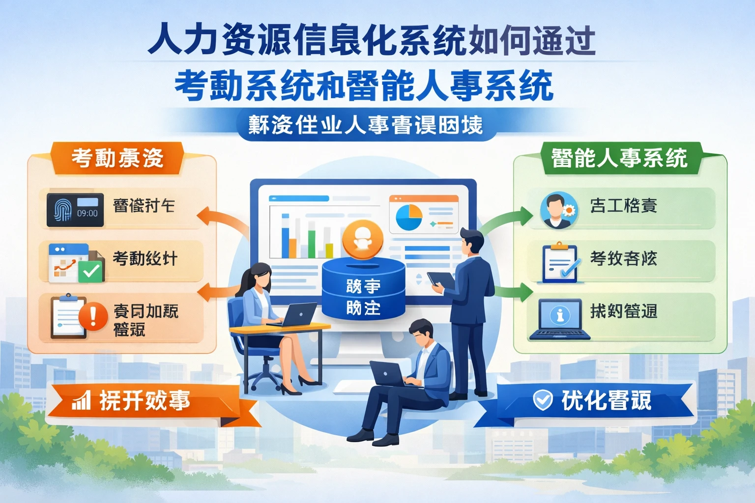 人力资源信息化系统如何通过考勤系统和智能人事系统解决企业人事管理困境