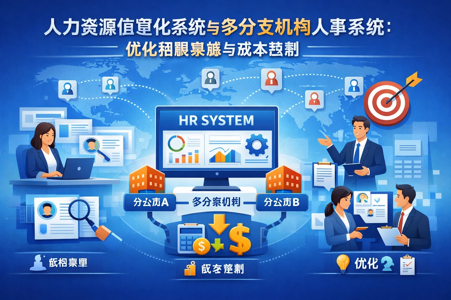人力资源信息化系统与多分支机构人事系统：优化招聘策略与成本控制