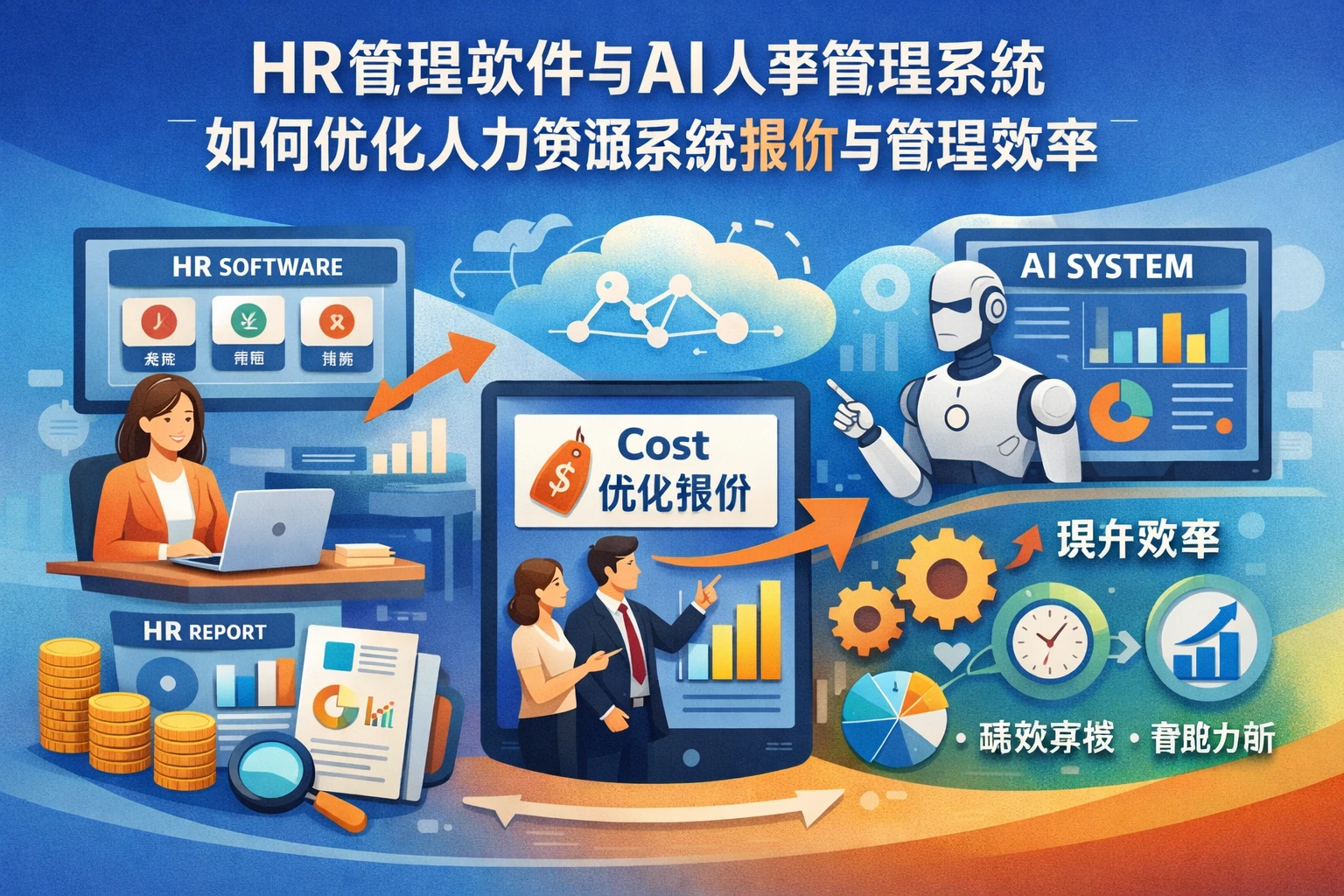 HR管理软件与AI人事管理系统如何优化人力资源系统报价与管理效率