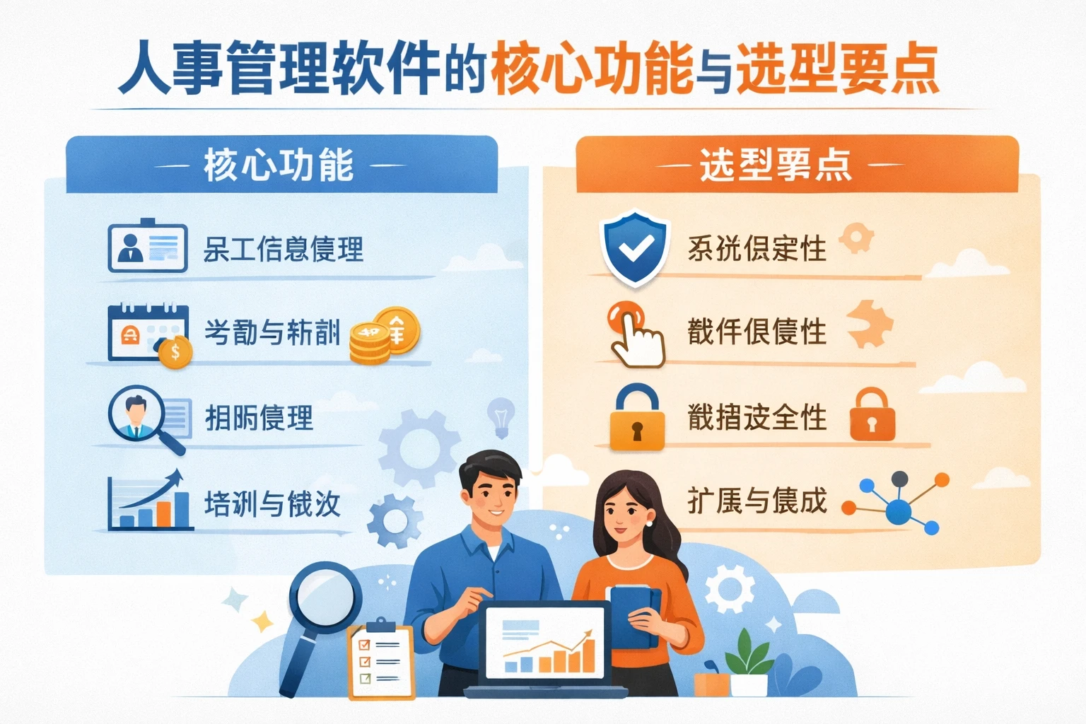 人事管理软件的核心功能与选型要点