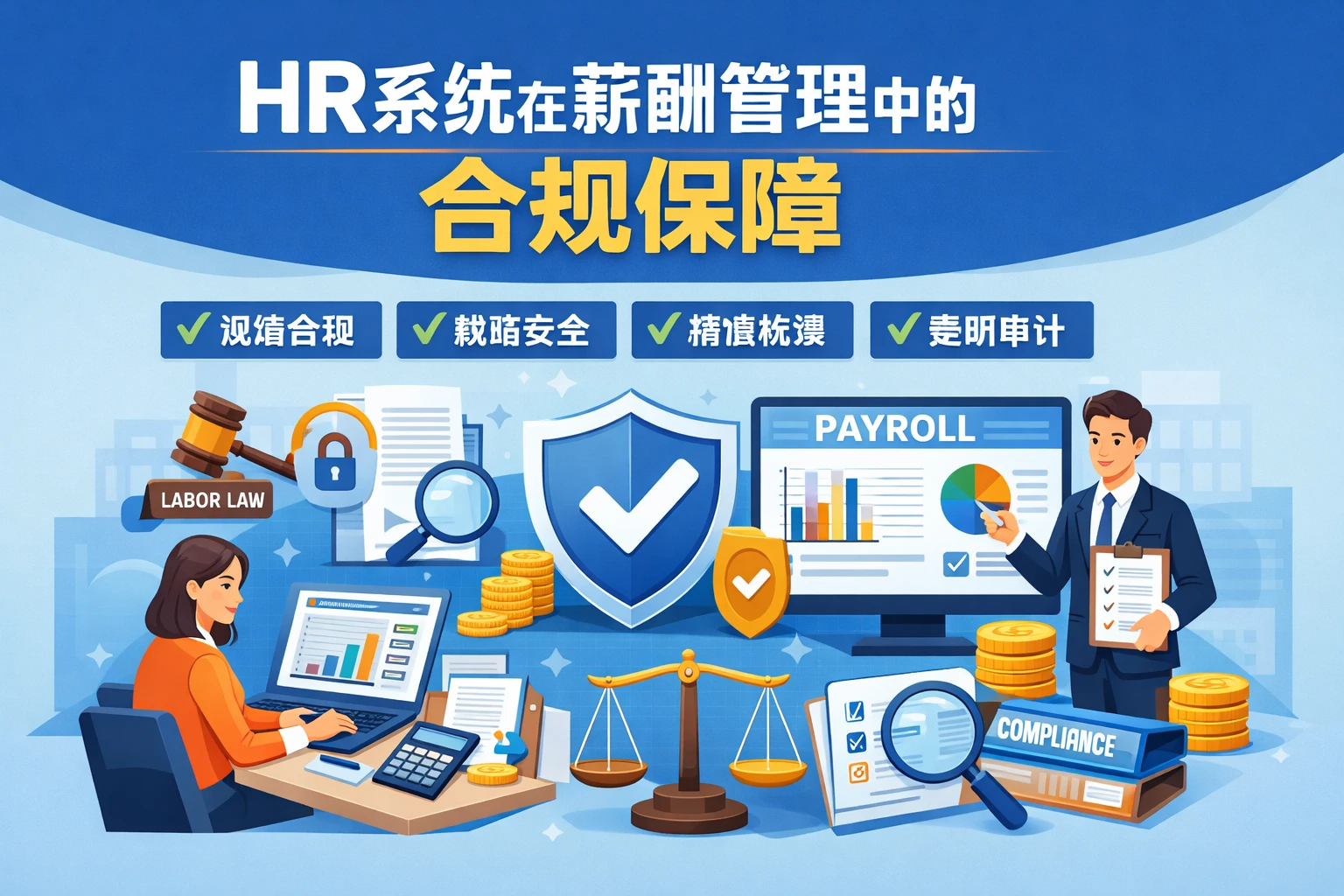 HR系统在薪酬管理中的合规保障