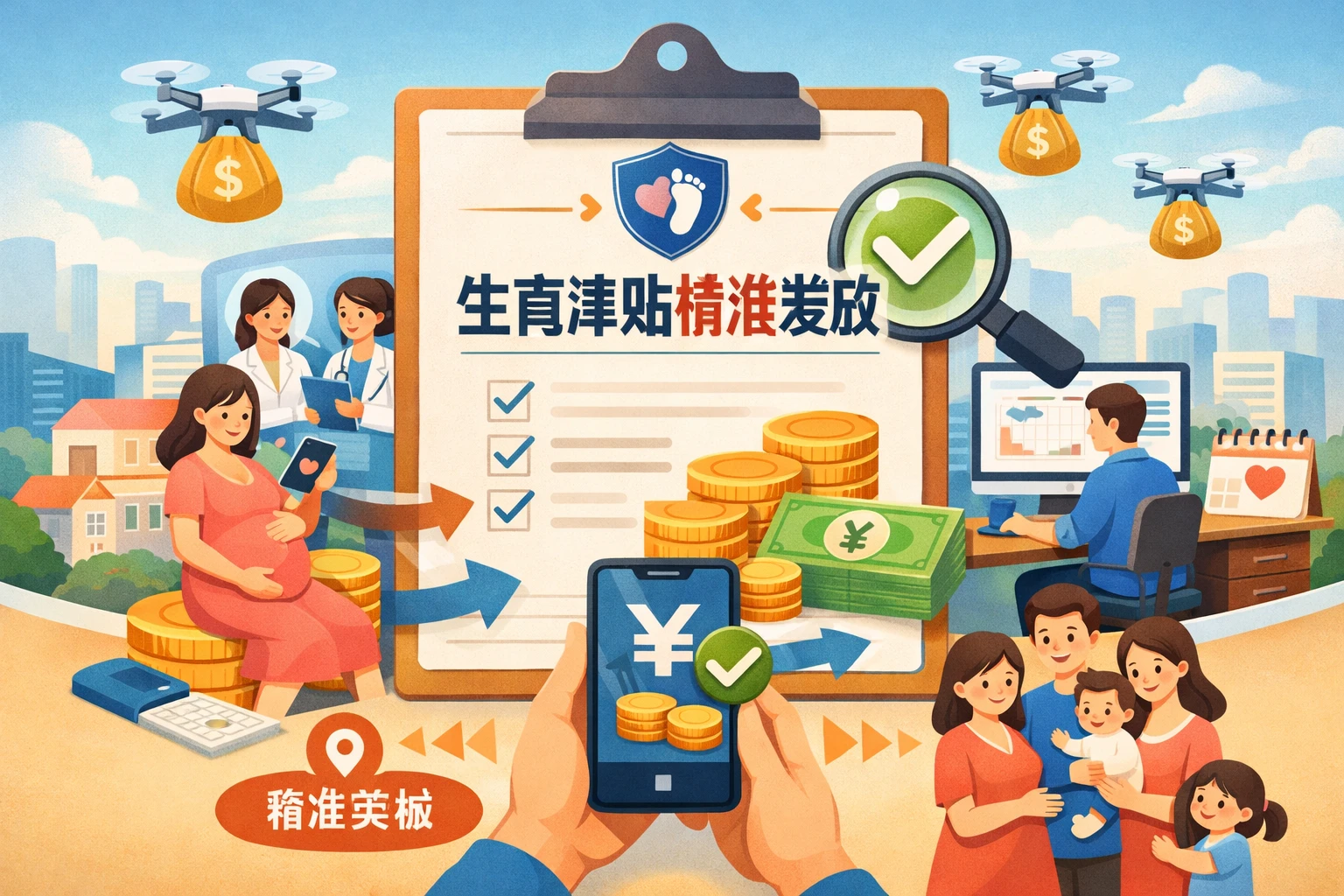 生育津贴的精准化发放
