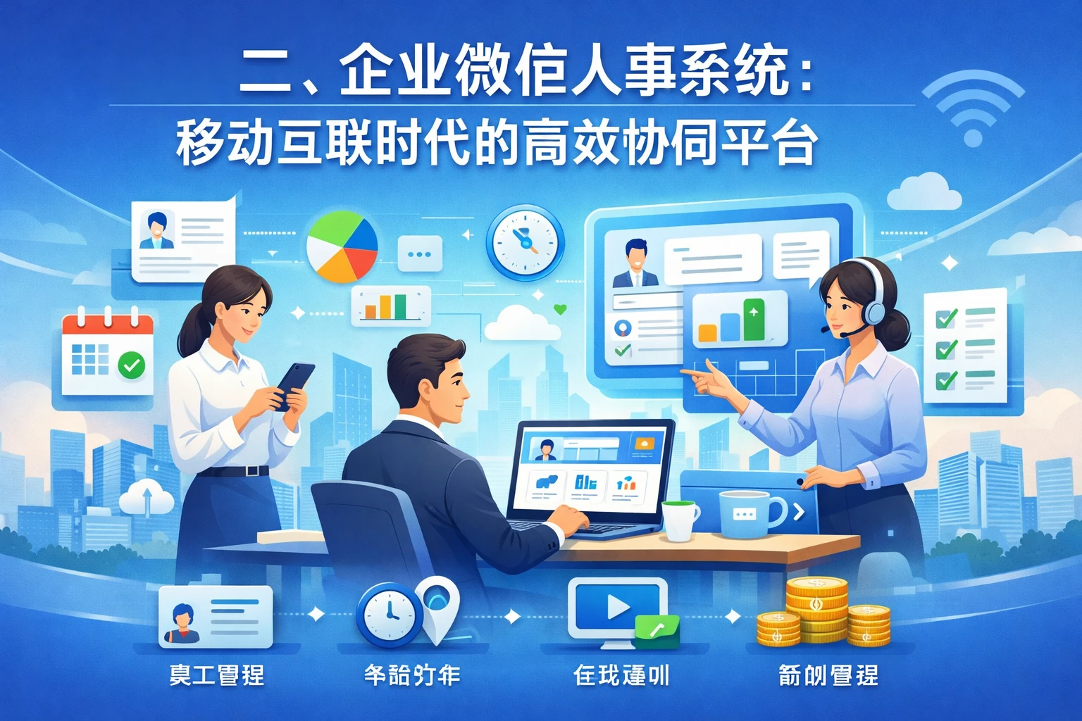 二、企业微信人事系统：移动互联时代的高效协同平台