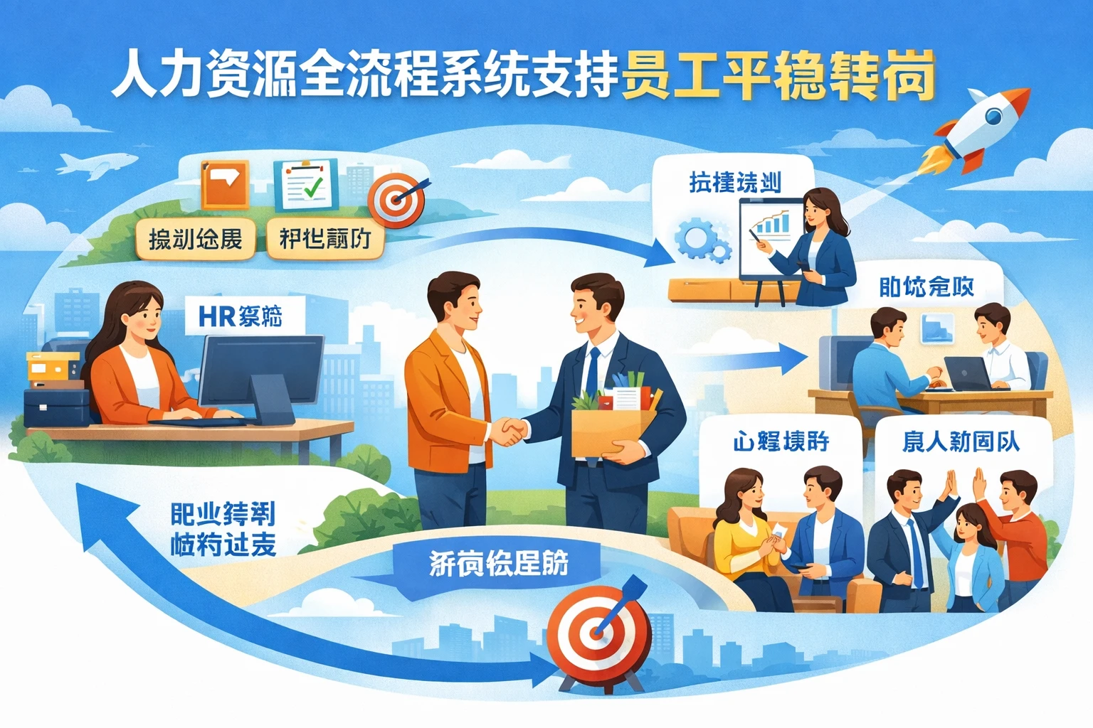 人力资源全流程系统支持员工平稳转岗