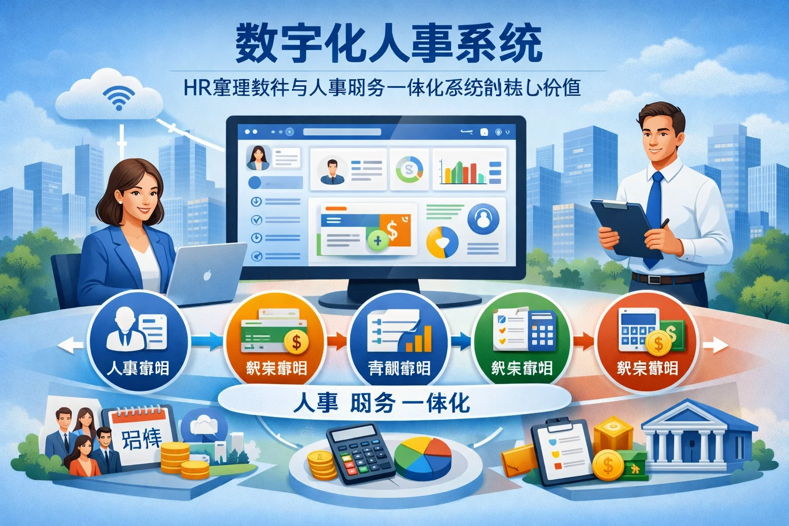 数字化人事系统：HR管理软件与人事财务一体化系统的核心价值