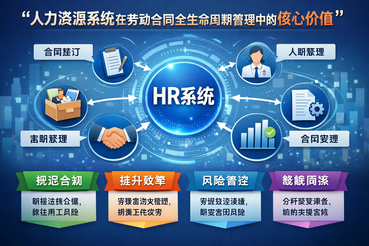 人力资源系统在劳动合同全生命周期管理中的核心价值