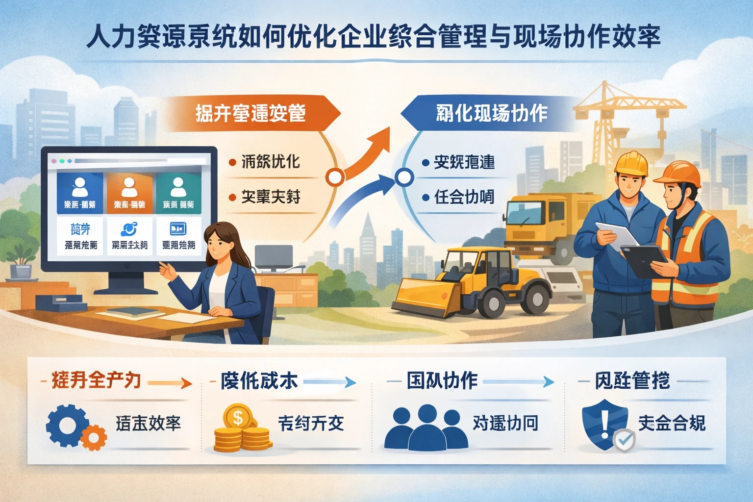 人力资源系统如何优化企业综合管理与现场协作效率