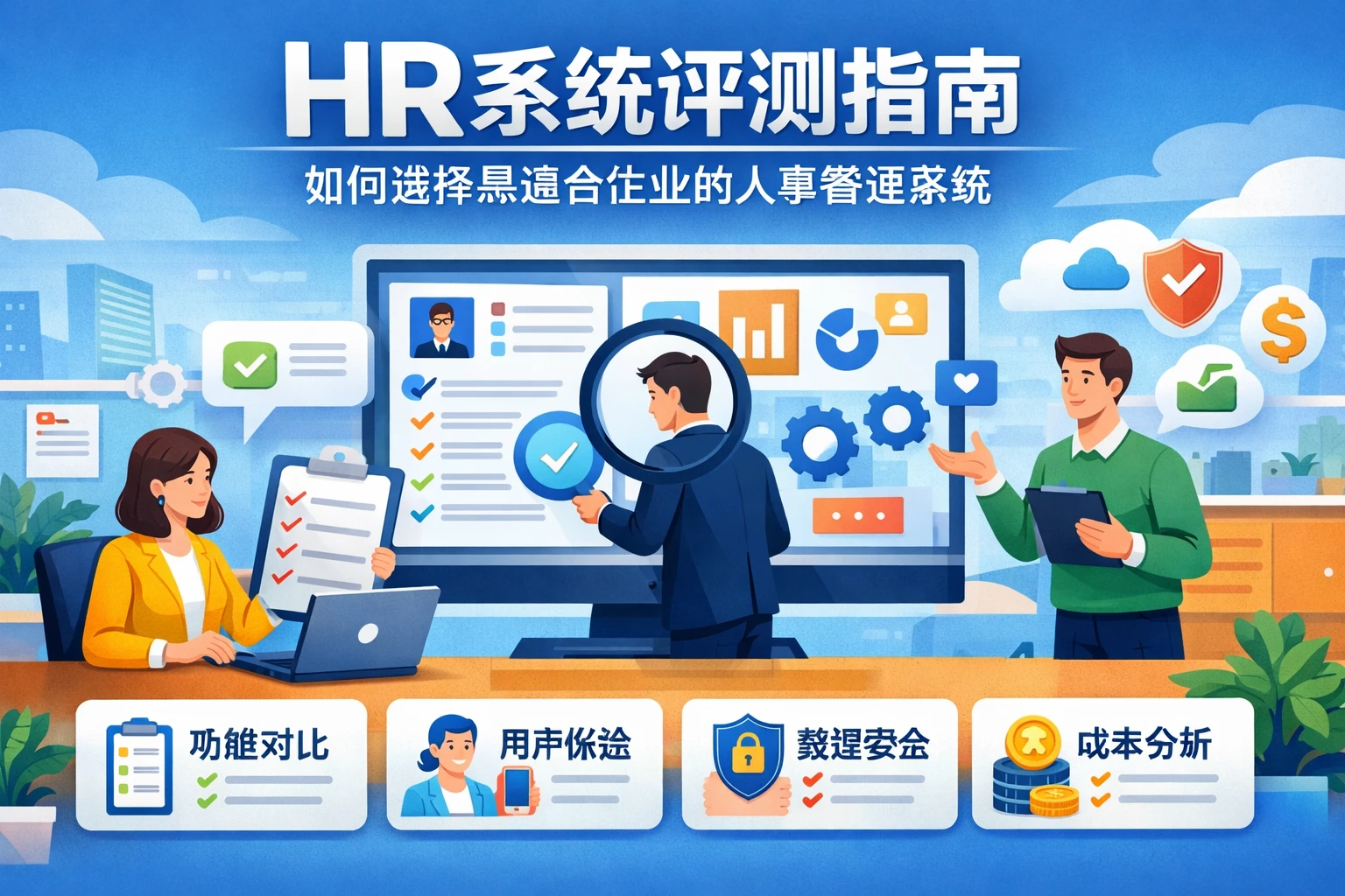 HR系统评测指南:如何选择最适合企业的人事管理系统