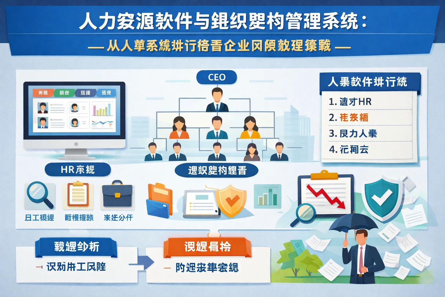 人力资源软件与组织架构管理系统：从人事系统排行榜看企业风险规避策略