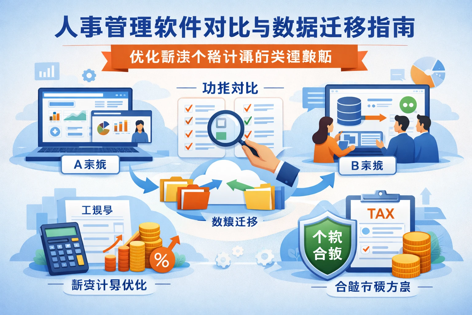 人事管理软件对比与数据迁移指南：优化薪资个税计算的关键策略