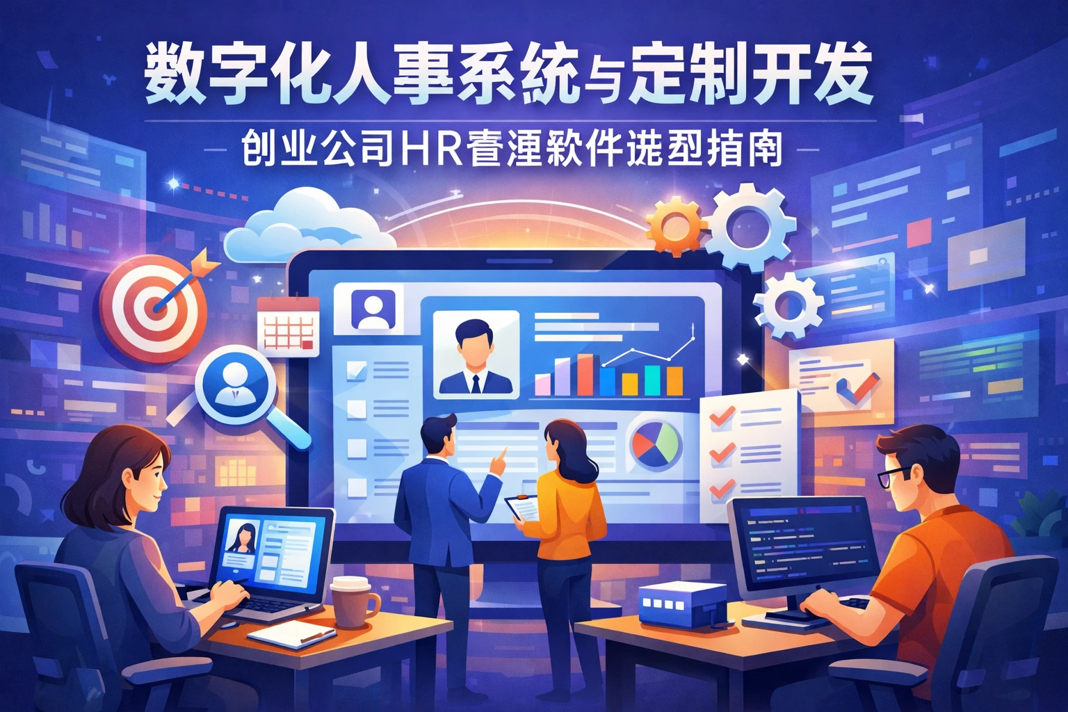 数字化人事系统与定制开发：创业公司HR管理软件选型指南
