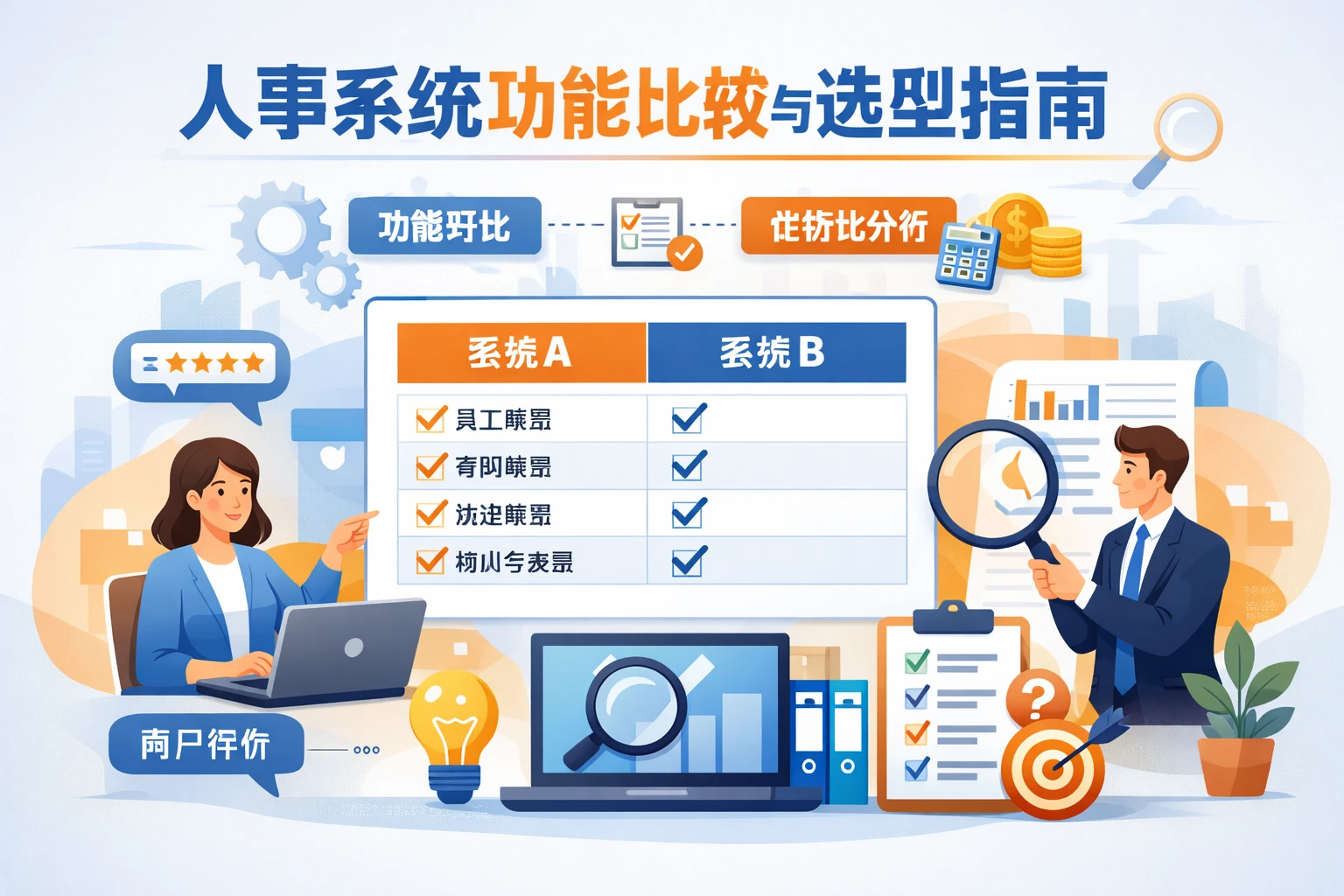 人事系统功能比较与选型指南