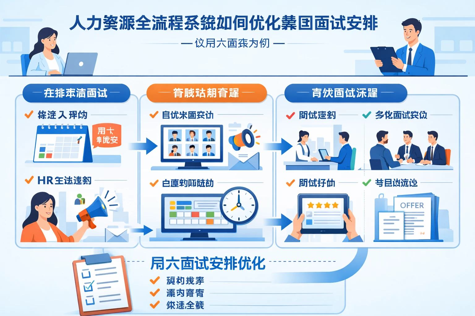 人力资源全流程系统如何优化集团面试安排——以周六面试为例