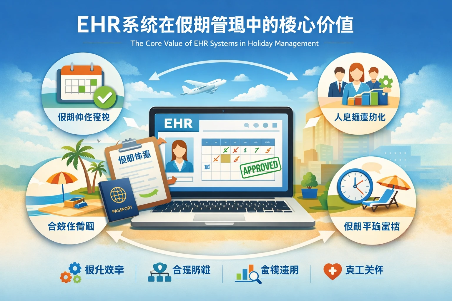 EHR系统在假期管理中的核心价值