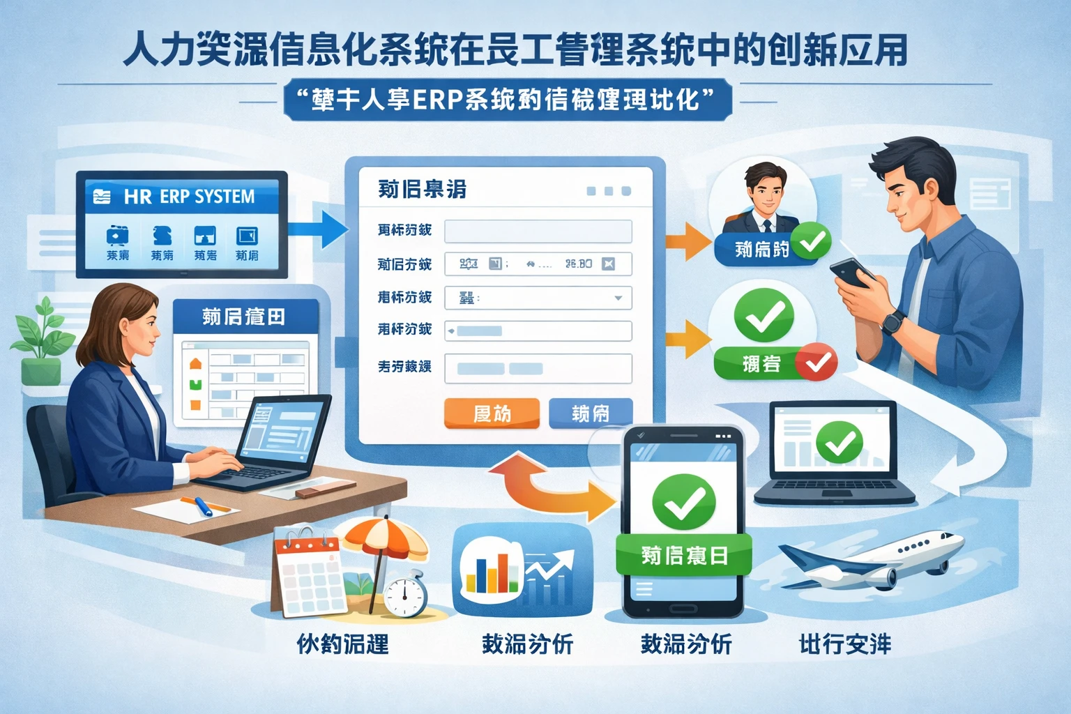人力资源信息化系统在员工管理系统中的创新应用：基于人事ERP系统的请假管理优化