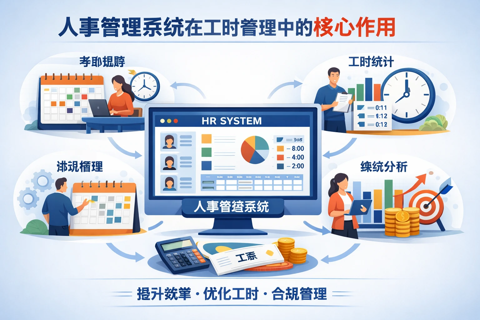 人事管理系统在工时管理中的核心作用