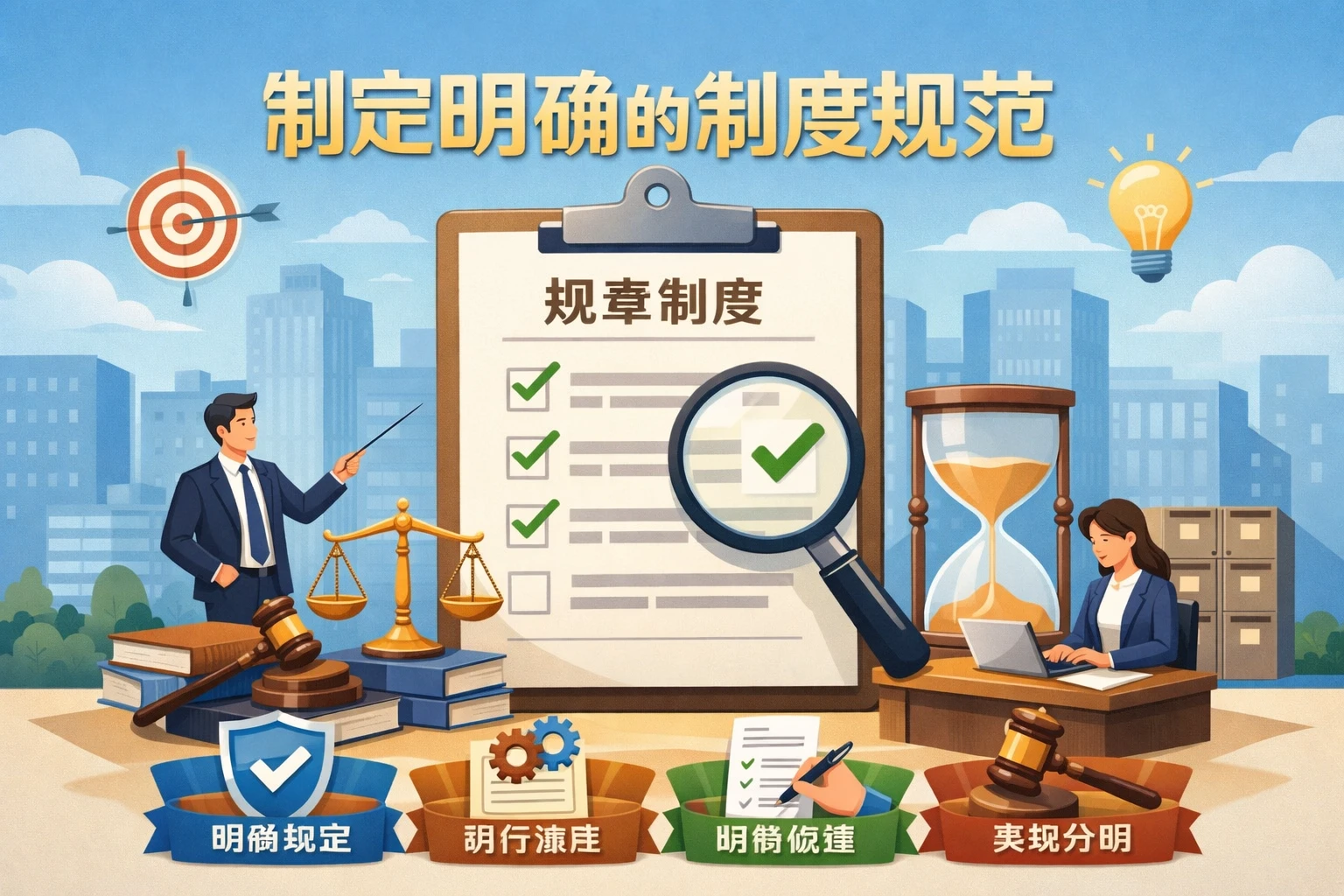 制定明确的制度规范