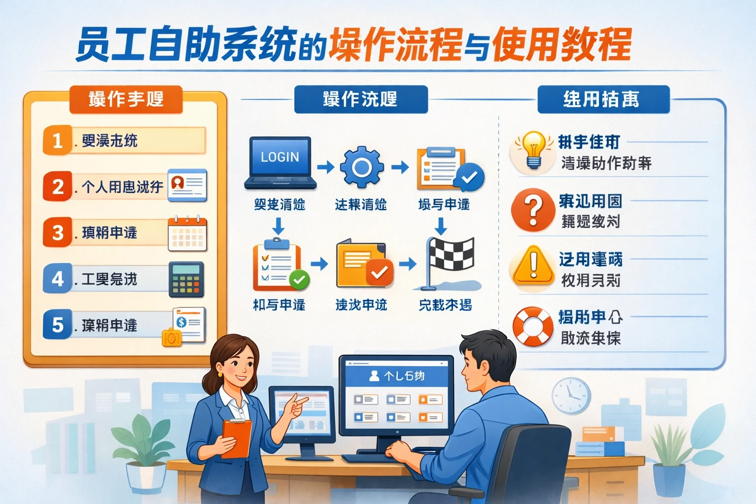 员工自助系统的操作流程与使用教程