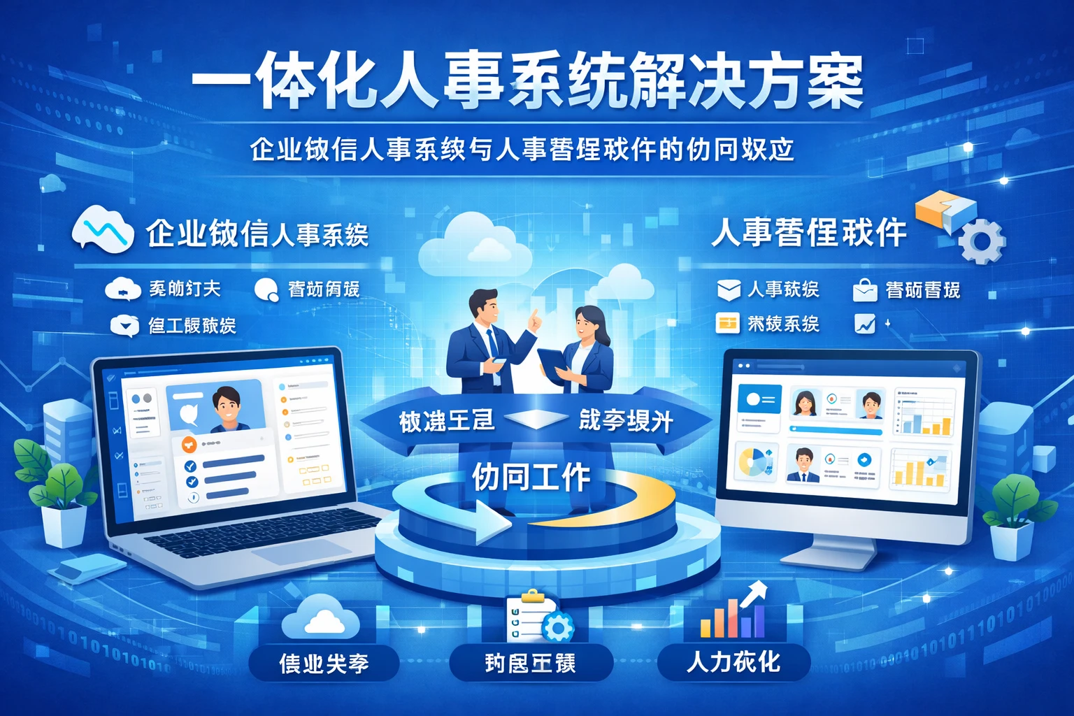 一体化人事系统解决方案：企业微信人事系统与人事管理软件的协同效应