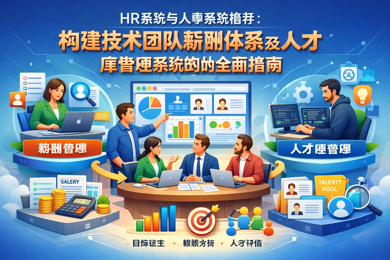 HR系统与人事系统推荐：构建技术团队薪酬体系及人才库管理系统的全面指南
