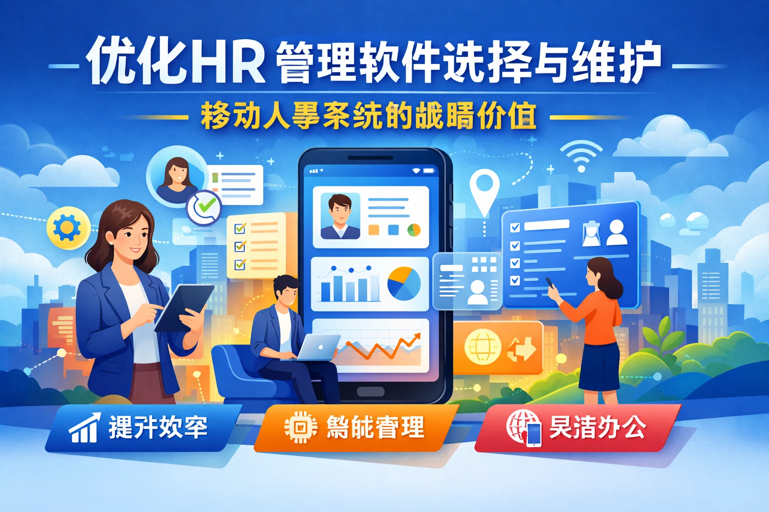 优化HR管理软件选择与维护：移动人事系统的战略价值