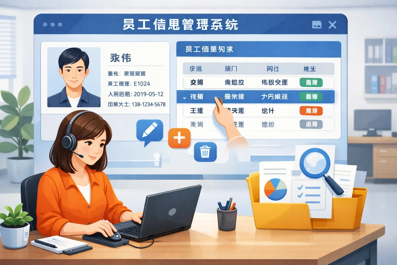 员工信息管理操作