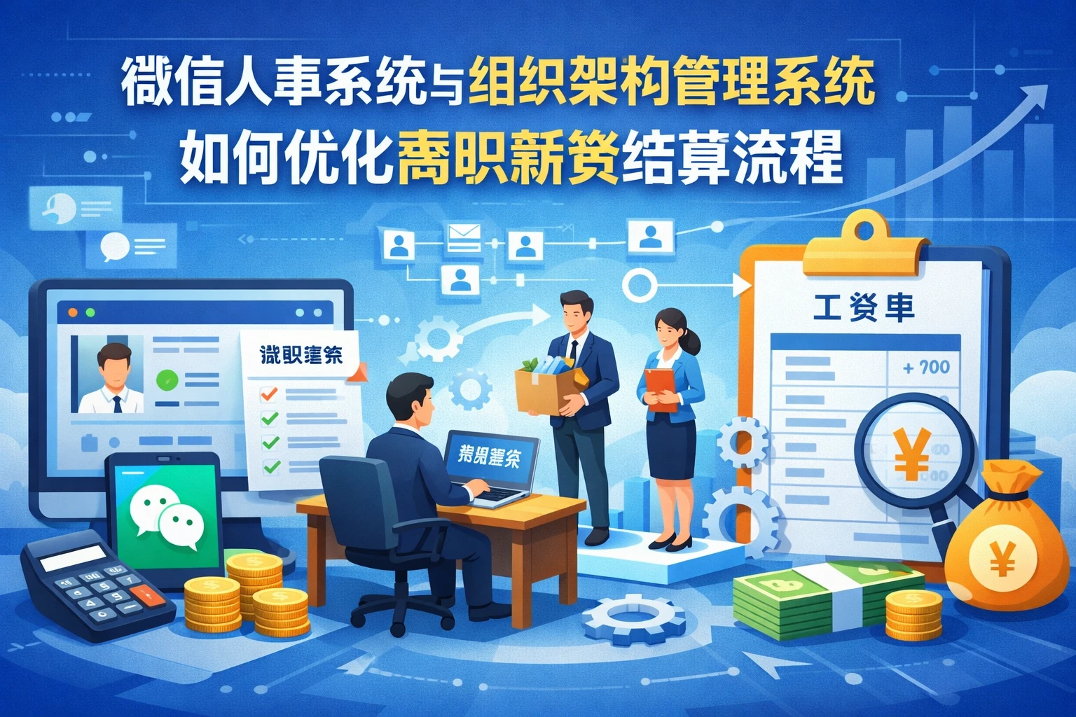 微信人事系统与组织架构管理系统如何优化离职薪资结算流程