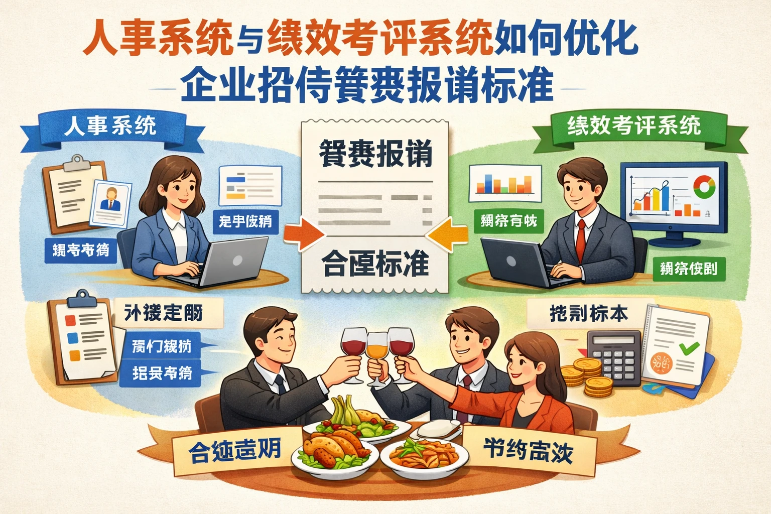 人事系统与绩效考评系统如何优化企业招待餐费报销标准