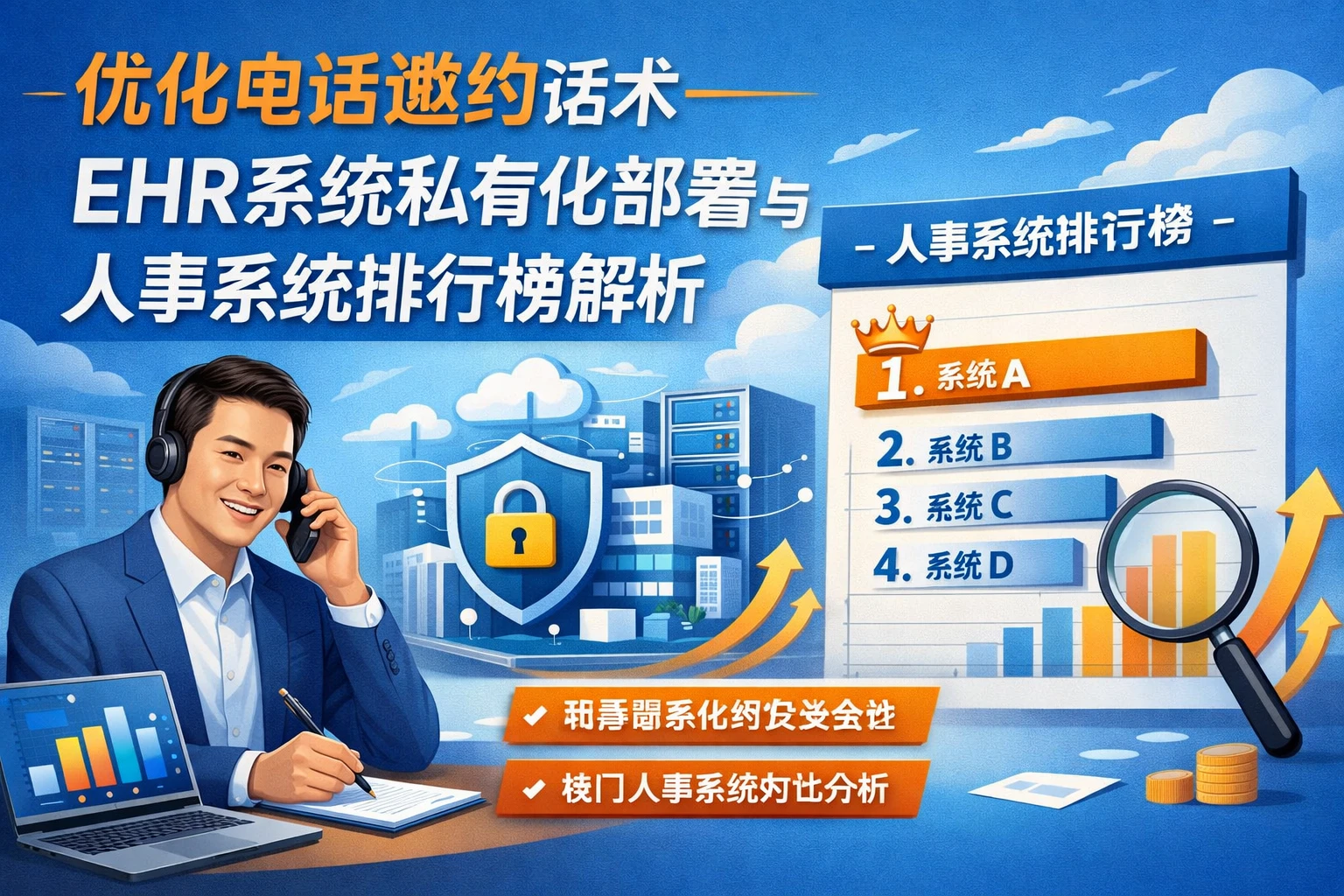 优化电话邀约话术：ehr系统私有化部署与人事系统排行榜解析