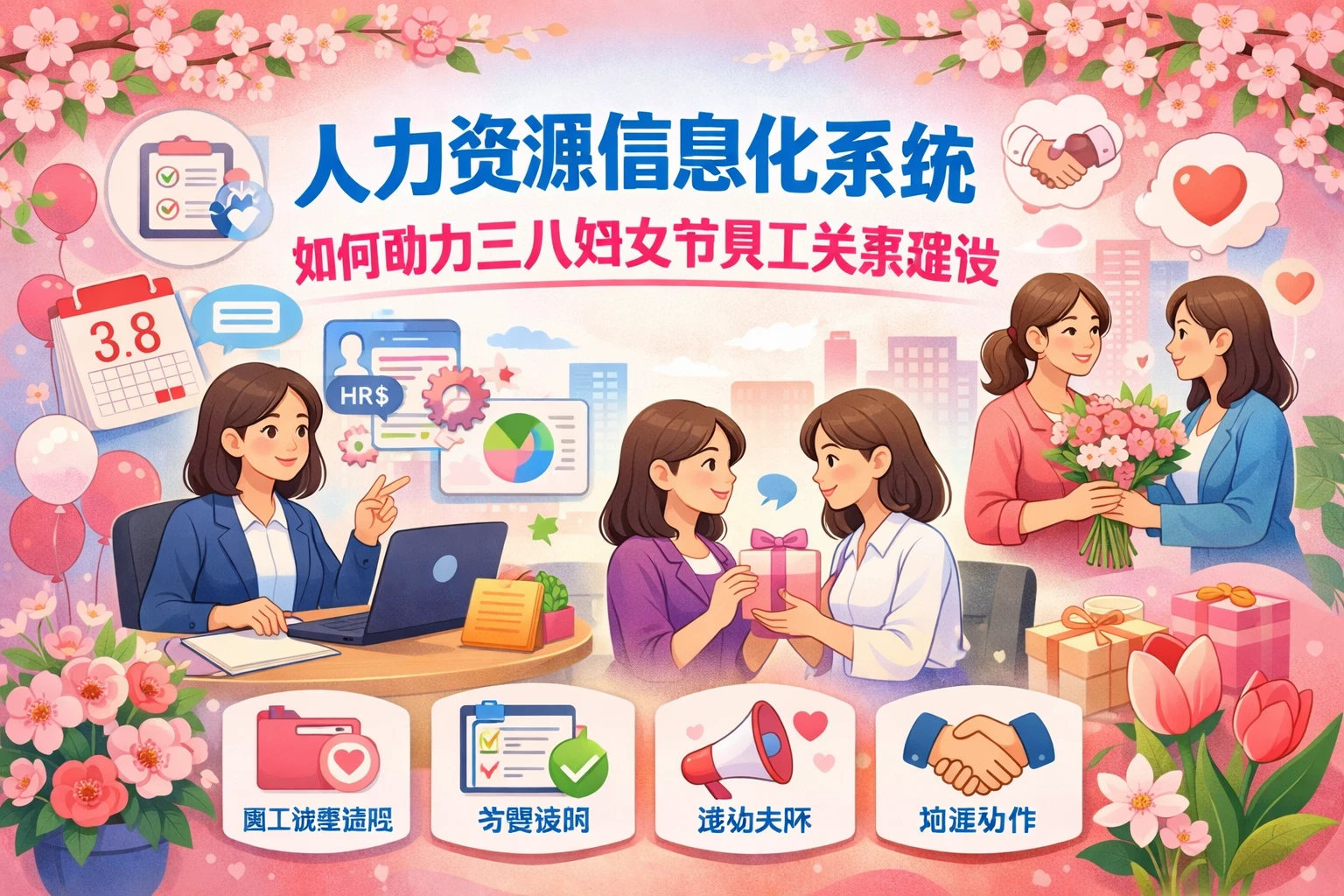 人力资源信息化系统如何助力三八妇女节员工关系建设