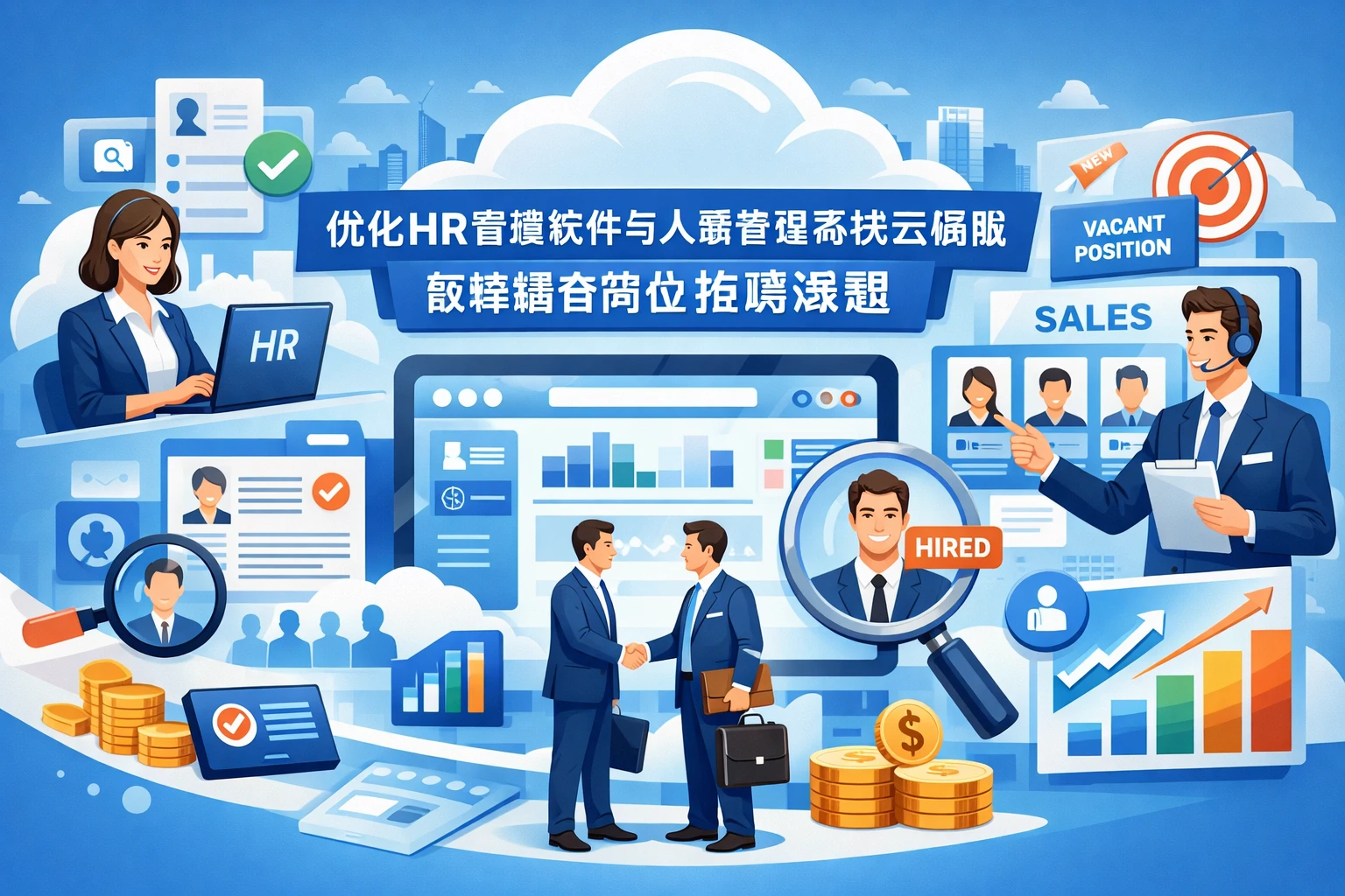 优化HR管理软件与人事管理系统云端版，破解销售岗位招聘难题