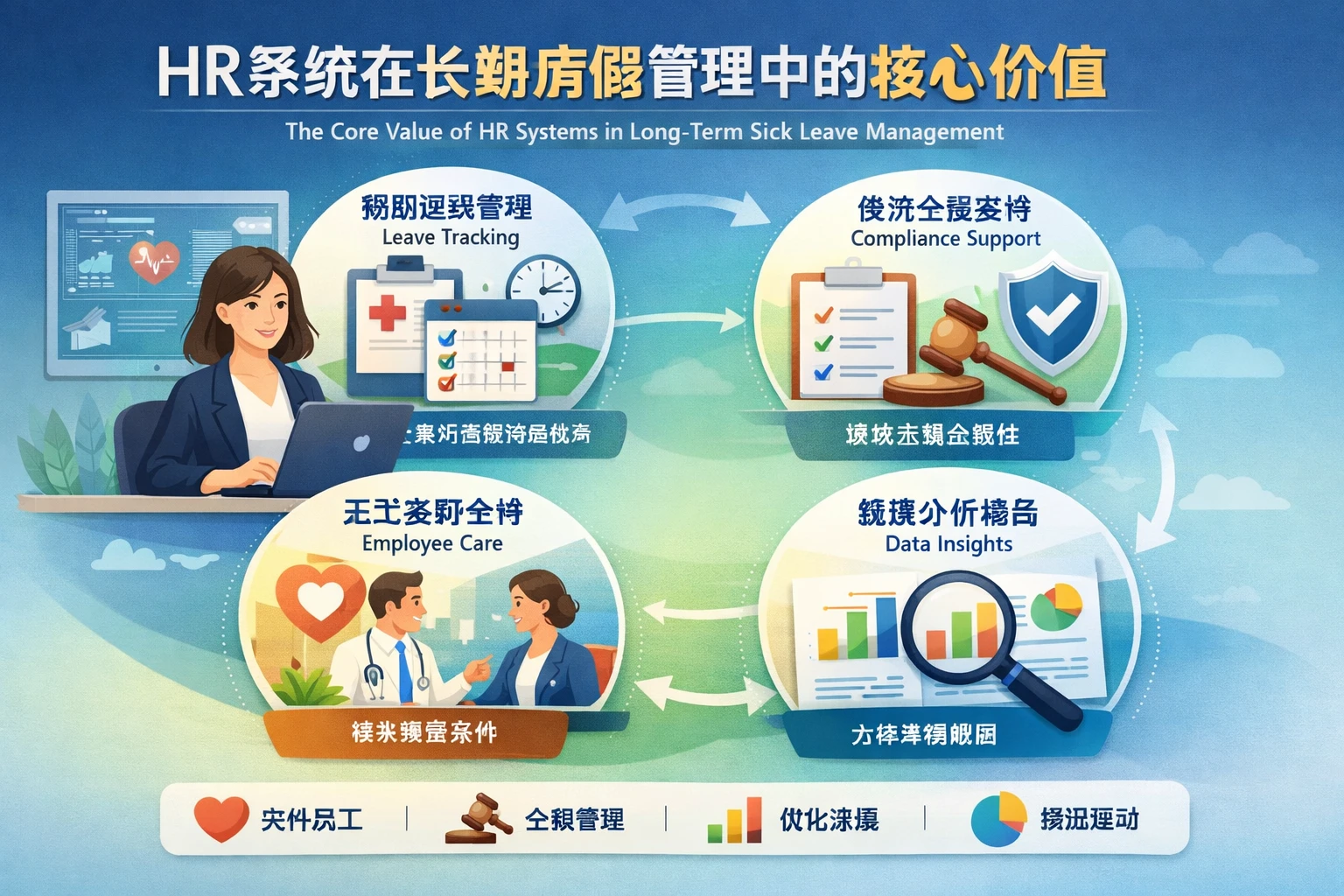 HR系统在长期病假管理中的核心价值