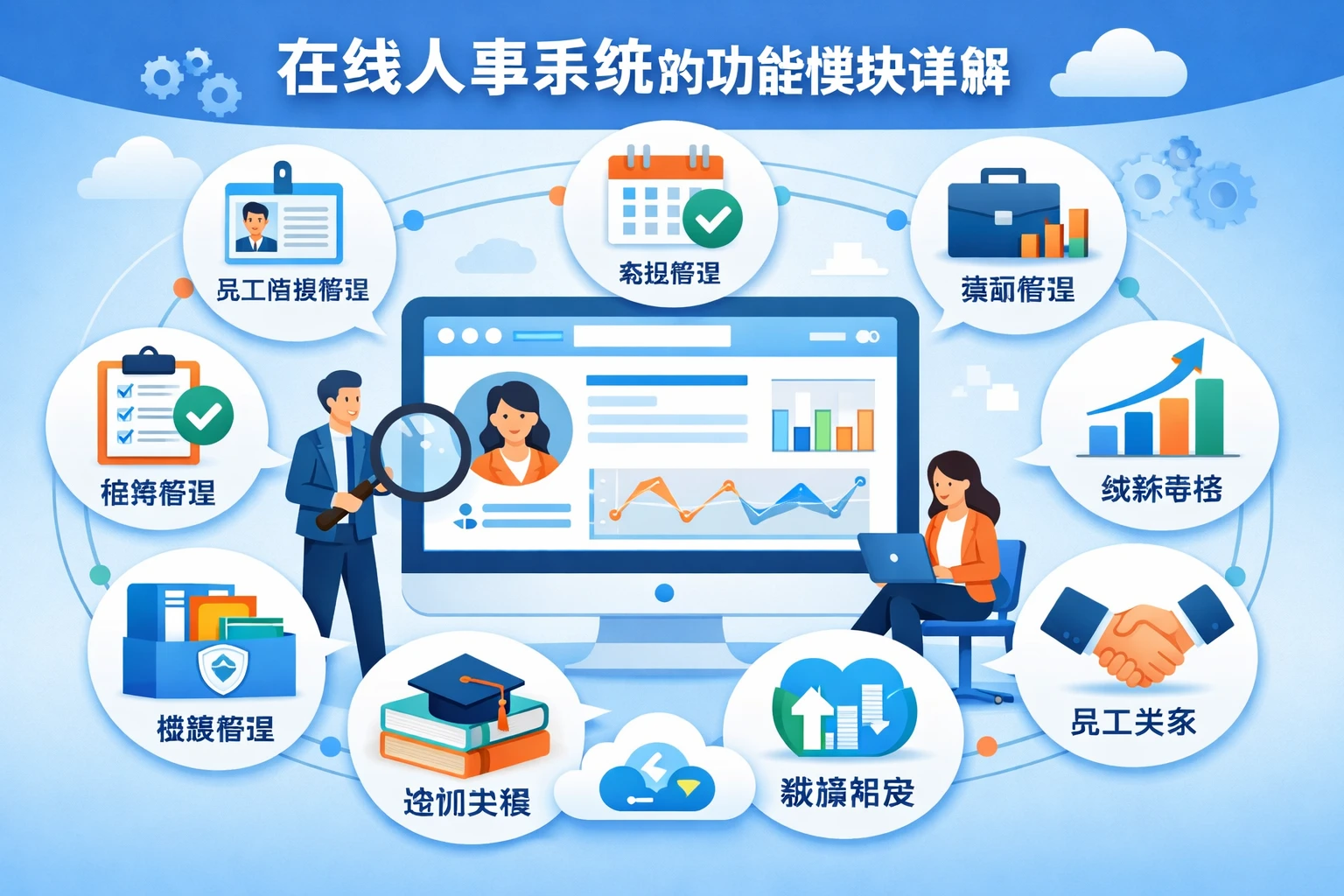 在线人事系统的功能模块详解