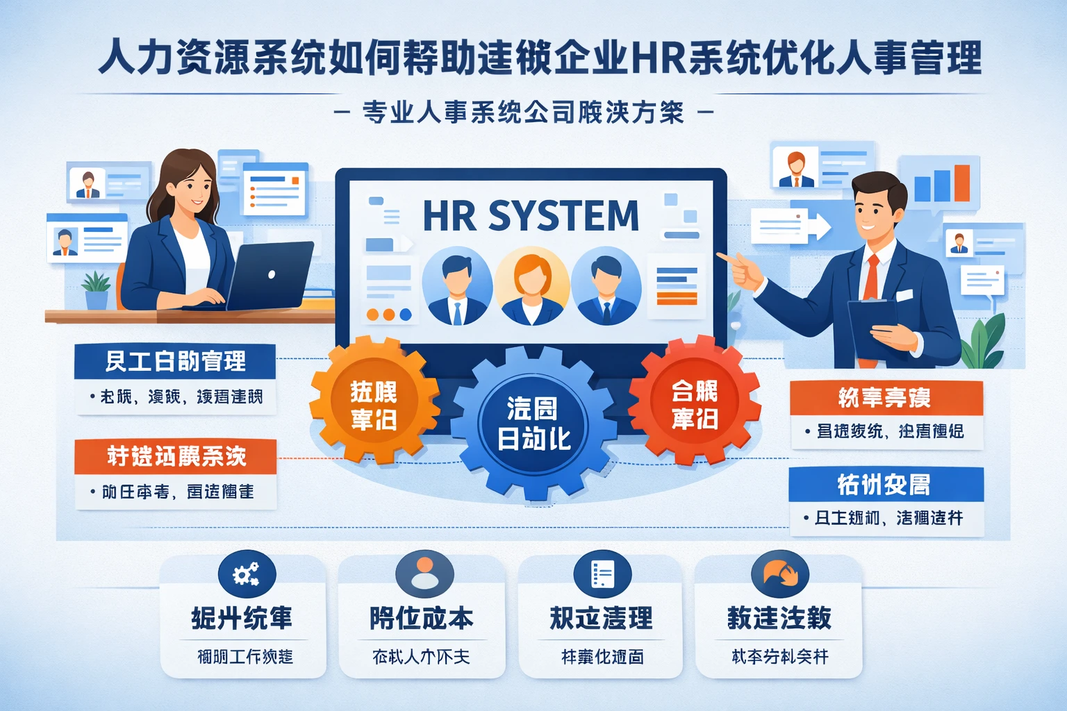 人力资源系统如何帮助连锁企业HR系统优化人事管理 - 专业人事系统公司解决方案