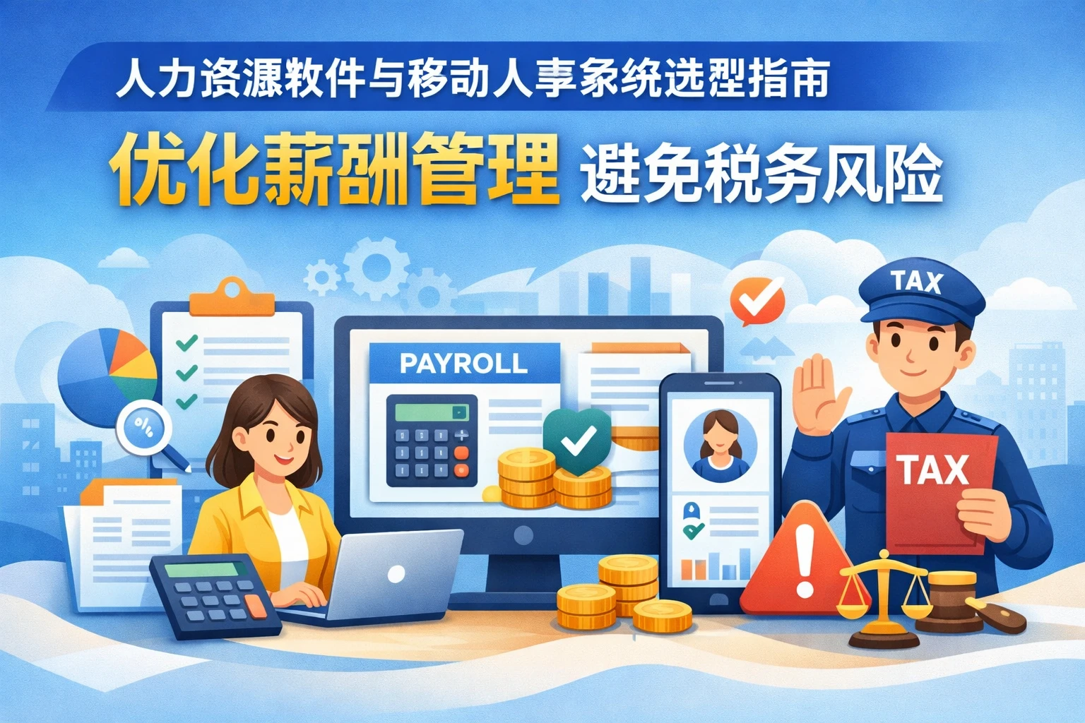 人力资源软件与移动人事系统选型指南：优化薪酬管理避免税务风险