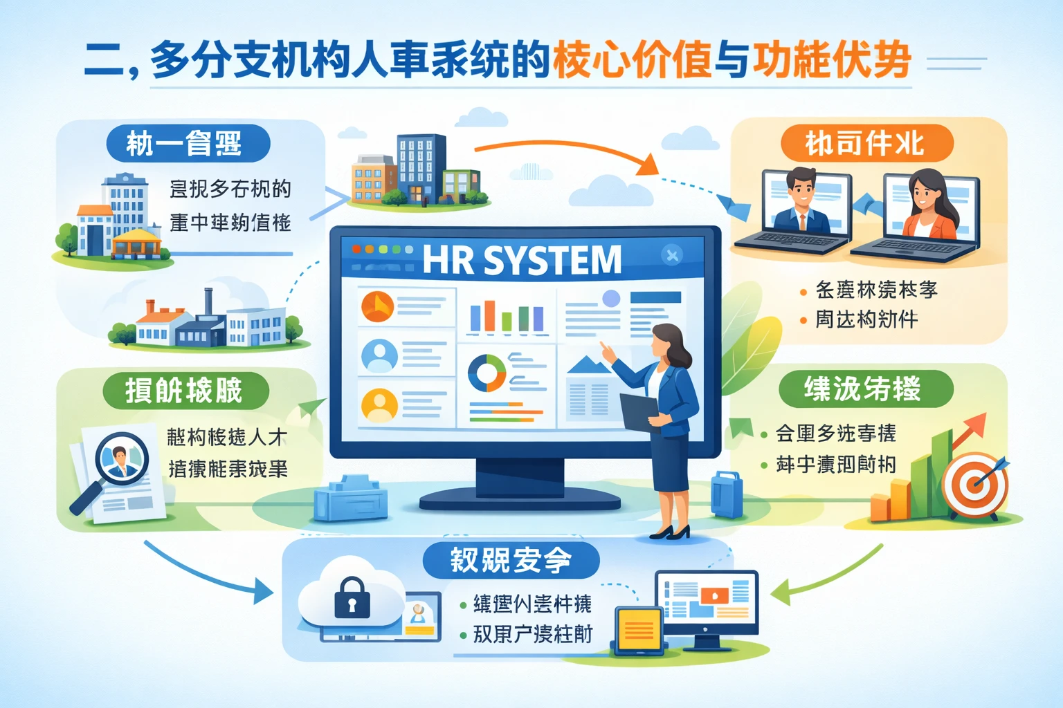 二、多分支机构人事系统的核心价值与功能优势