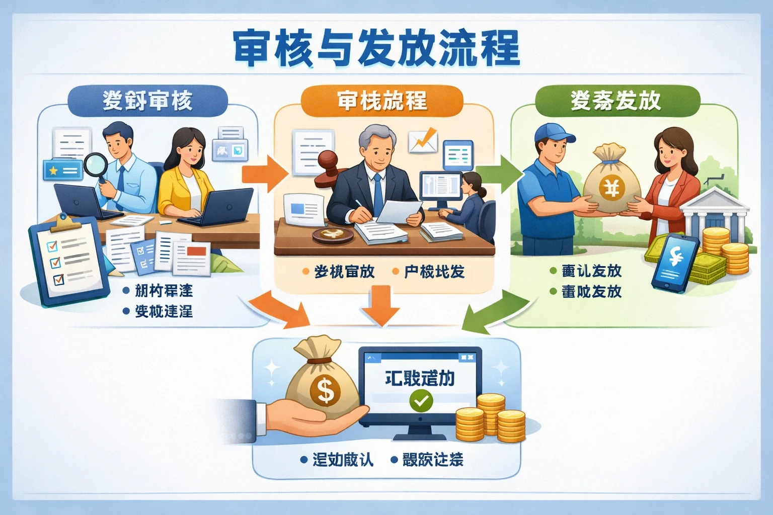 审核与发放流程