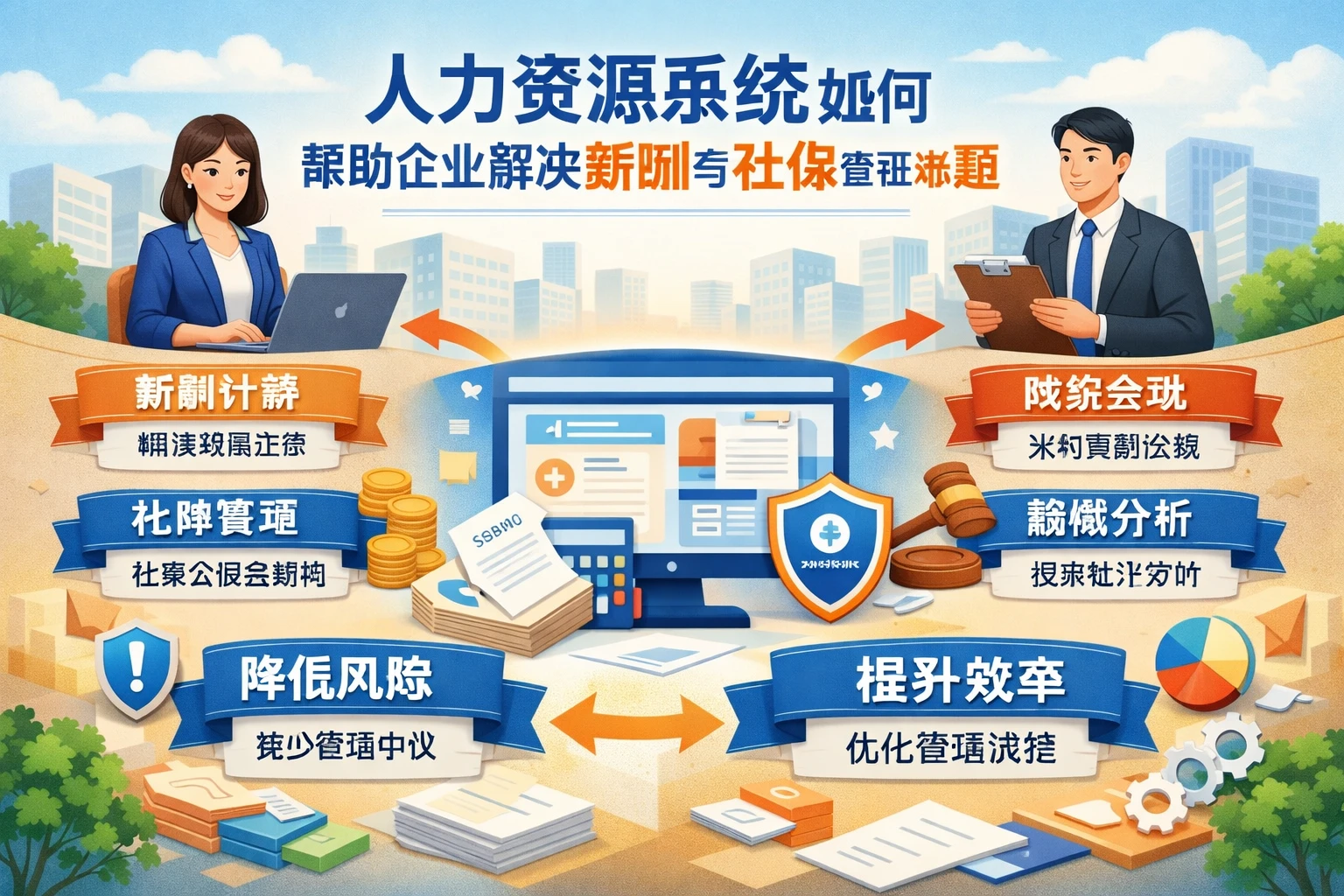 人力资源系统如何帮助企业解决薪酬与社保管理难题