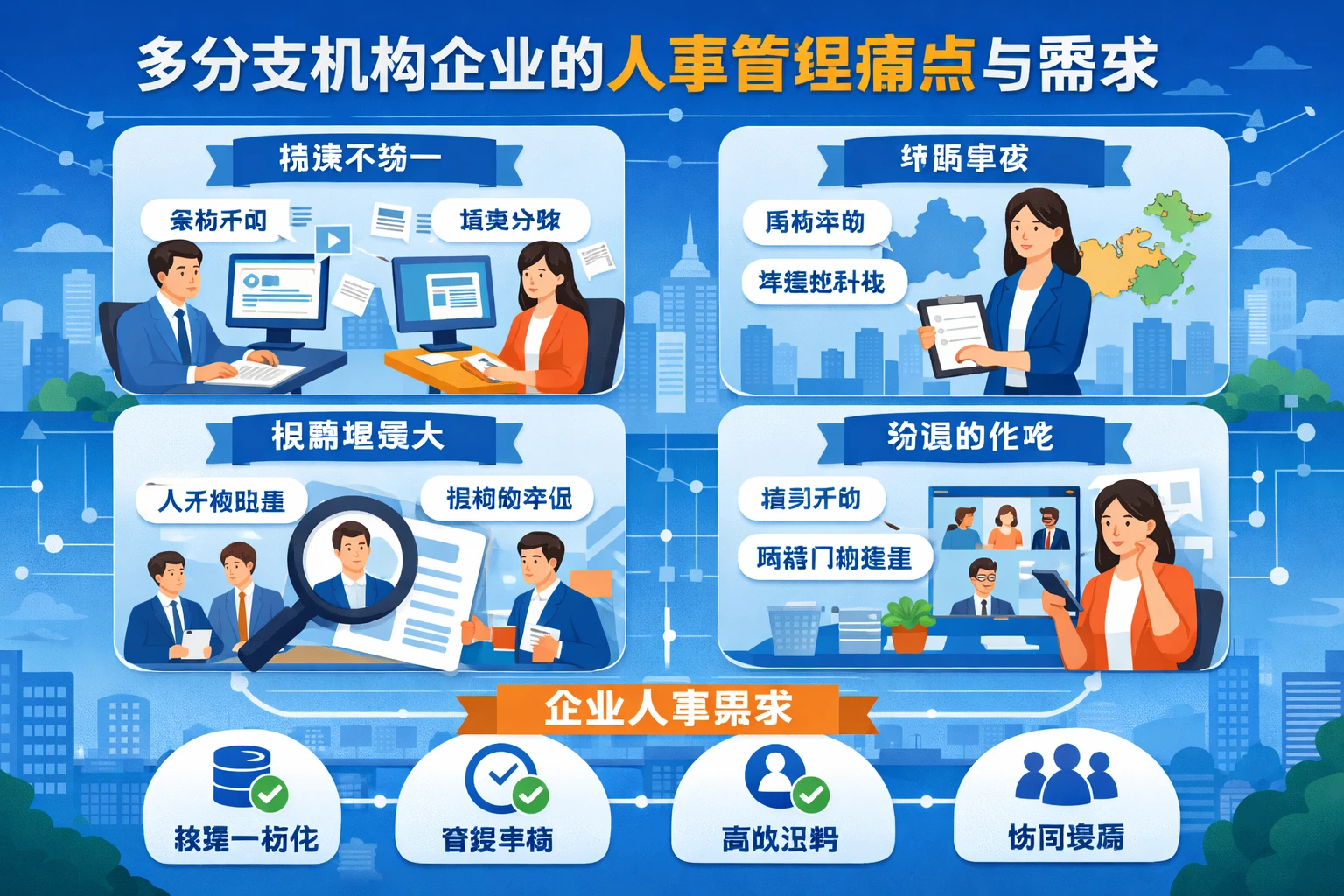 多分支机构企业的人事管理痛点与需求