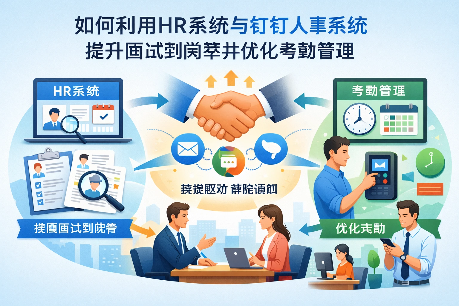 如何利用HR系统与钉钉人事系统提升面试到岗率并优化考勤管理