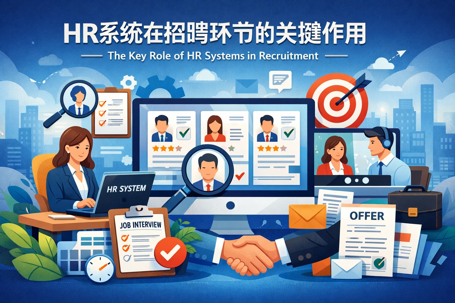 HR系统在招聘环节的关键作用